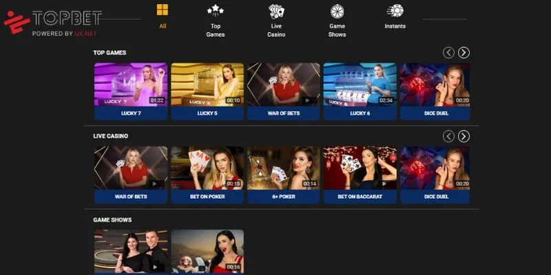 Rút tiền Topbet đơn giản
