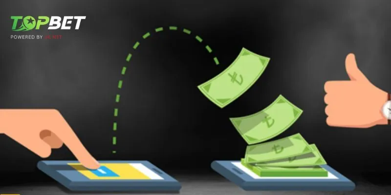Các bước nạp tiền vào tài khoản Topbet
